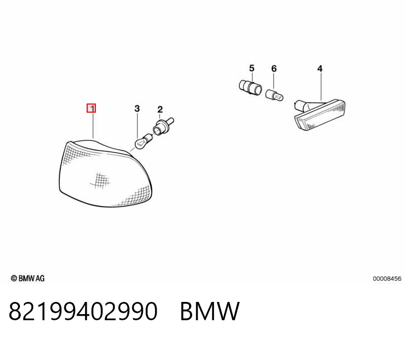 82199402990 BMW Поворотник правий