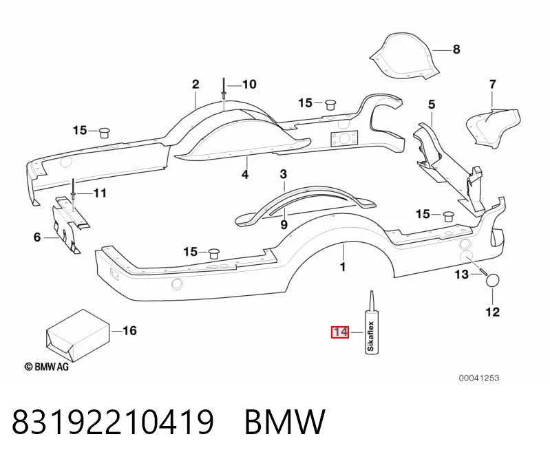 Герметик силіконовий 83190398950 BMW