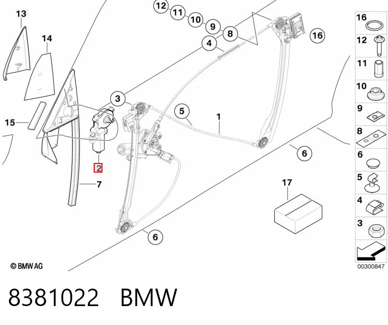 Мотор склопідйомника дверей задніх, правих Ford WLM176 ціна, від 3.80 USD
