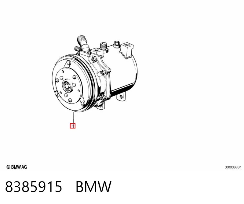 8385915 BMW Компресор холодоагенту