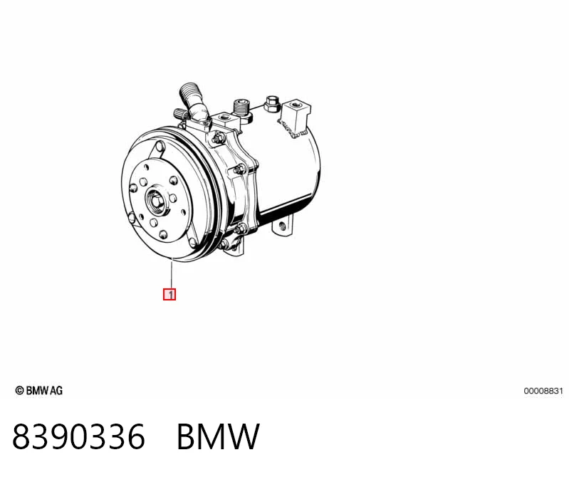 8390336 BMW Компресор холодоагенту