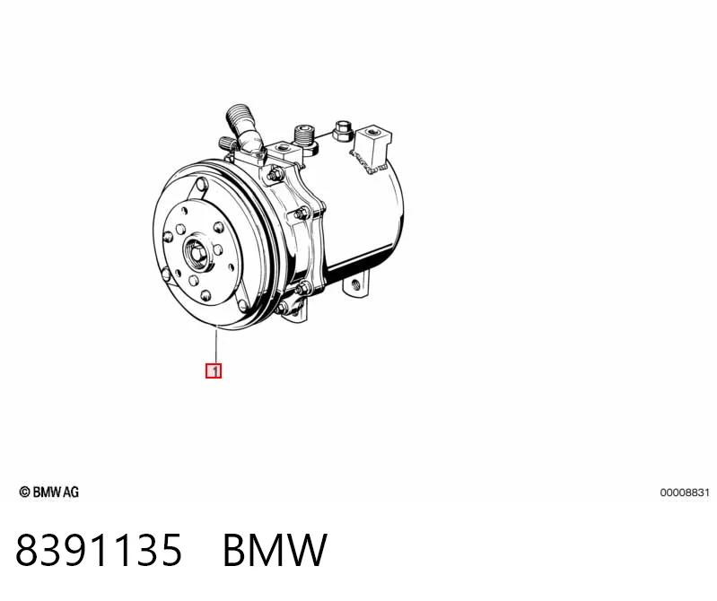 8391135 BMW Компресор холодоагенту