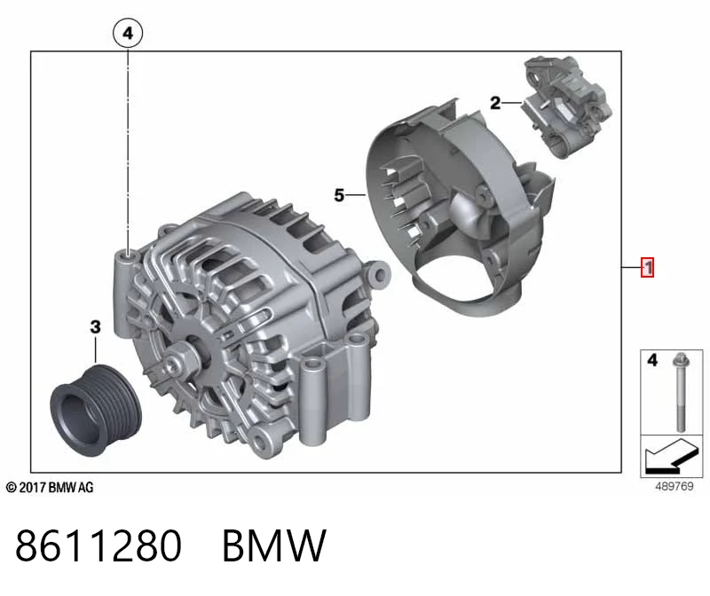  Генератор BMW X7 