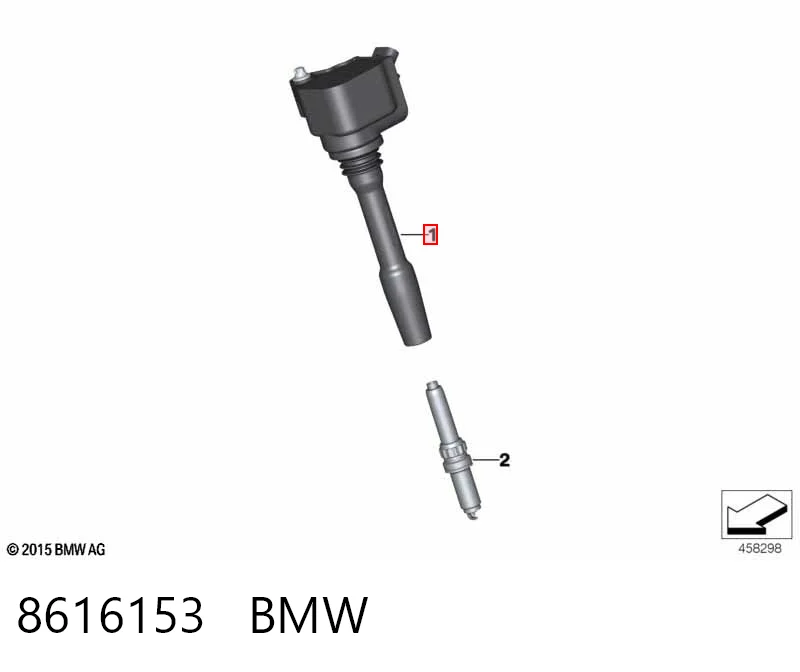8616153 BMW Котушка запалювання
