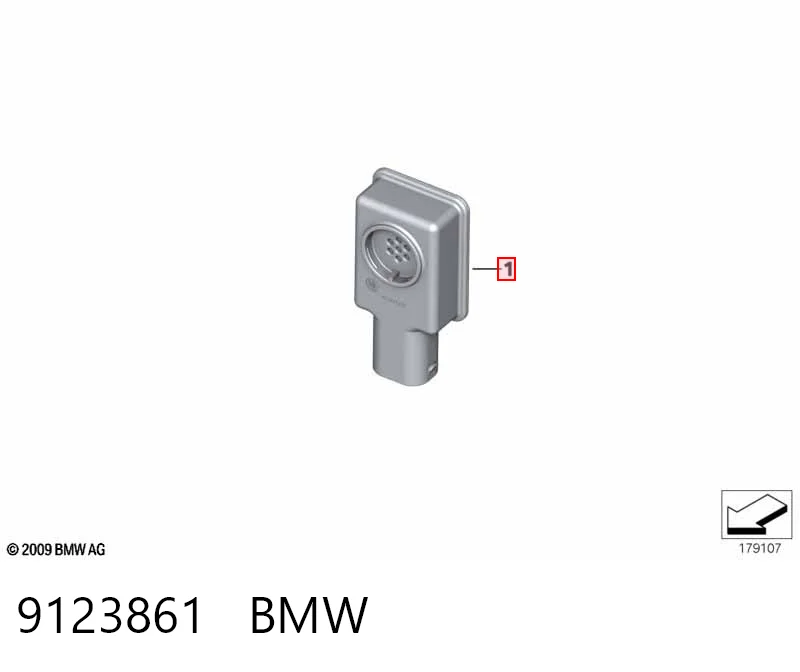 9123861 BMW Датчик забруднення повітря