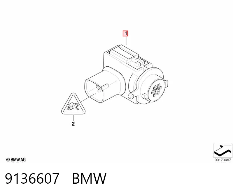 9136607 BMW Датчик забруднення повітря