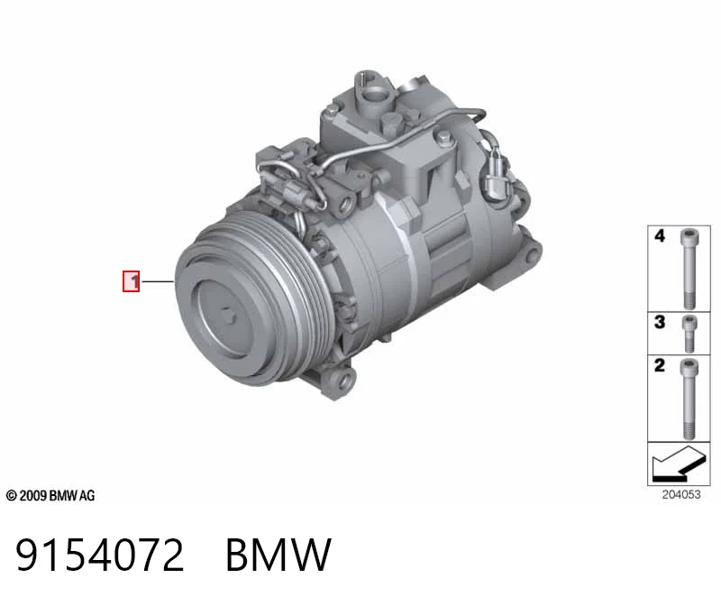 9154072 BMW Компресор холодоагенту