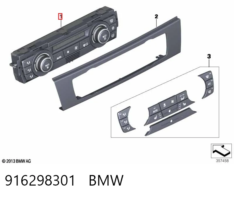 Блок управління кондиціонером BMW X1 