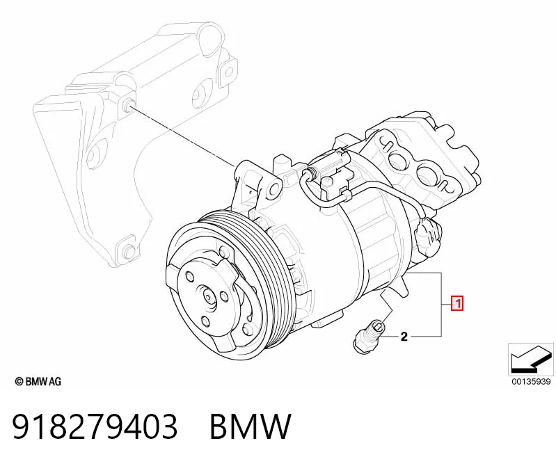 918279403 BMW Компресор холодоагенту
