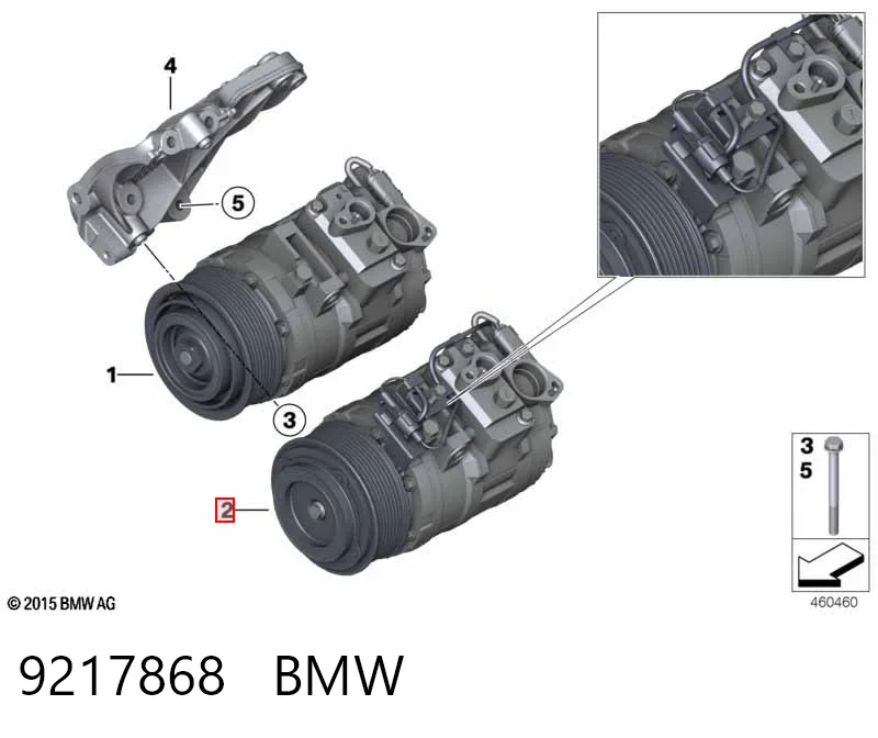 9217868 BMW Компресор холодоагенту