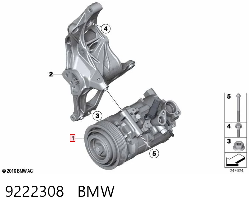 9222308 BMW Компресор холодоагенту