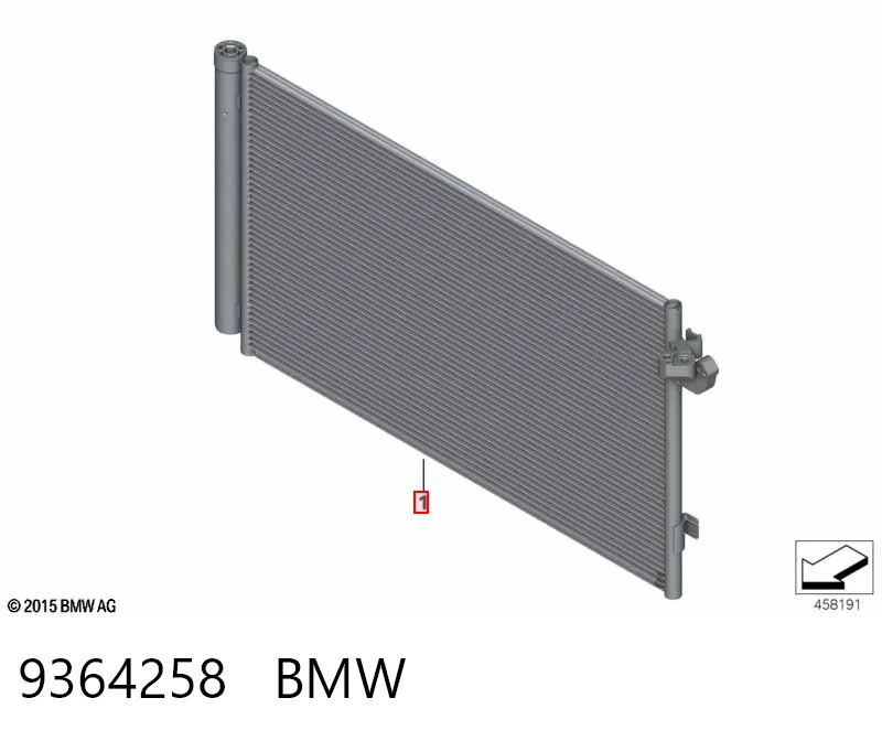 9364258 BMW Конденсатор