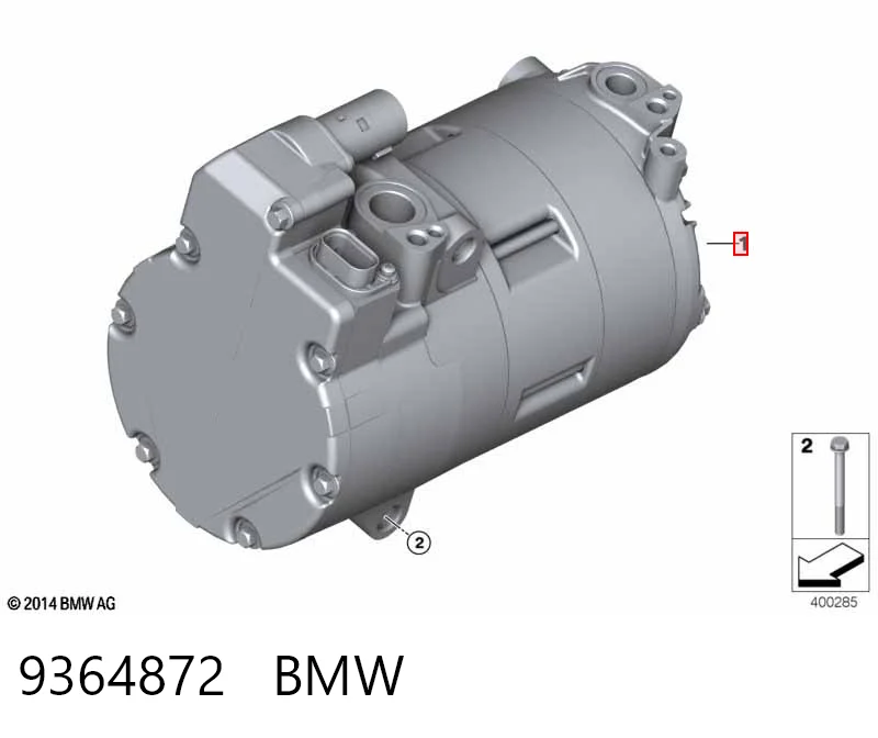 9364872 BMW Компресор холодоагенту