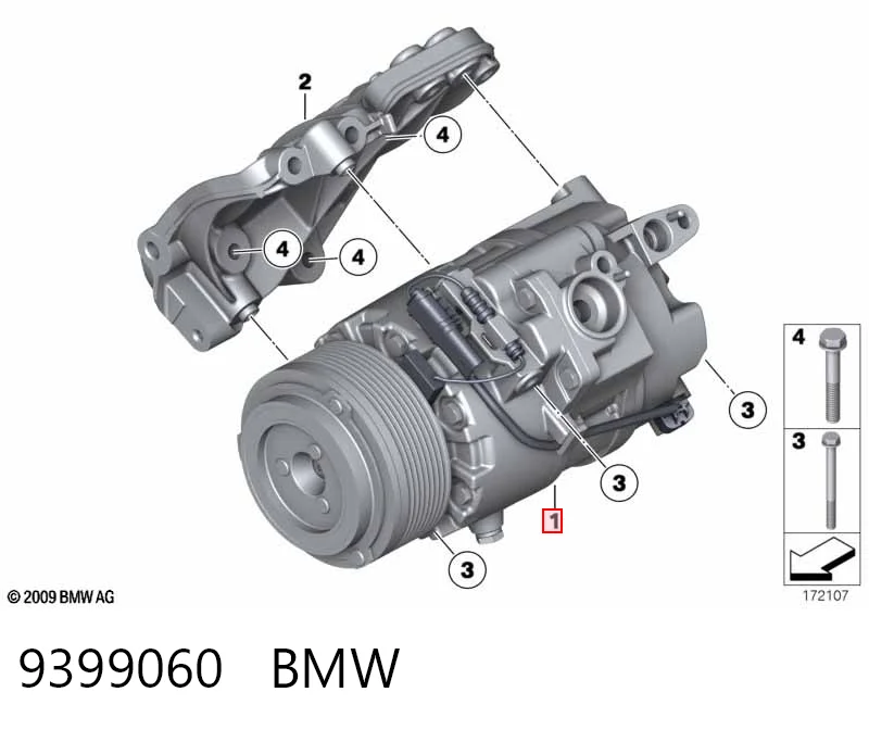 9399060 BMW Компресор холодоагенту