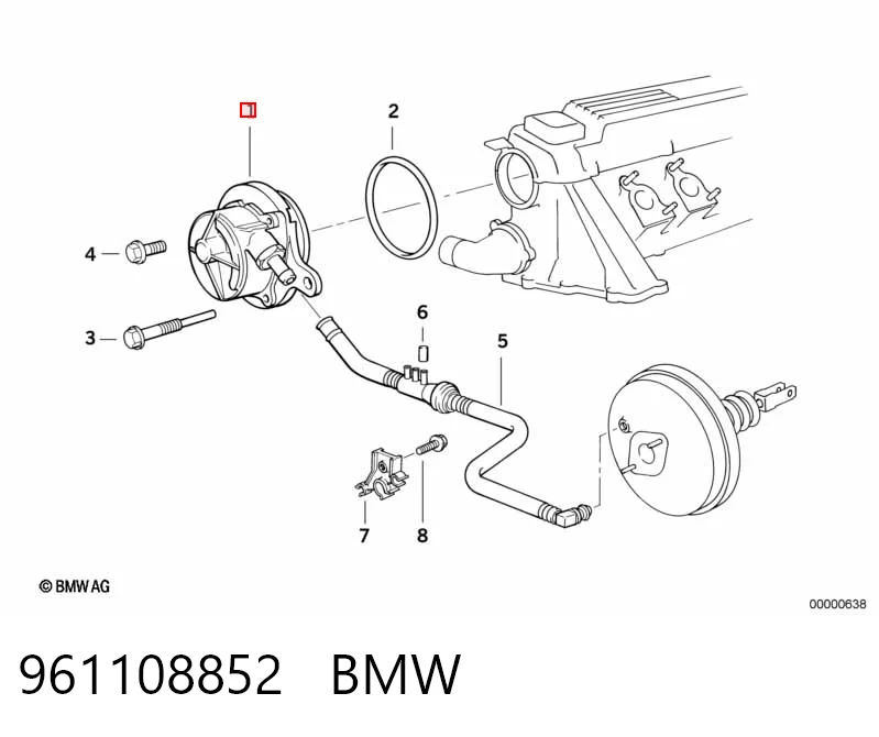 Насос вакуумний BMW 024375