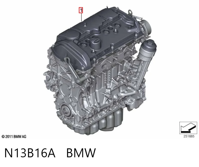 N13B16A BMW Мотор в зборі