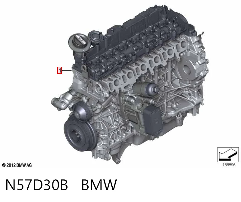 N57D30B BMW Мотор в зборі
