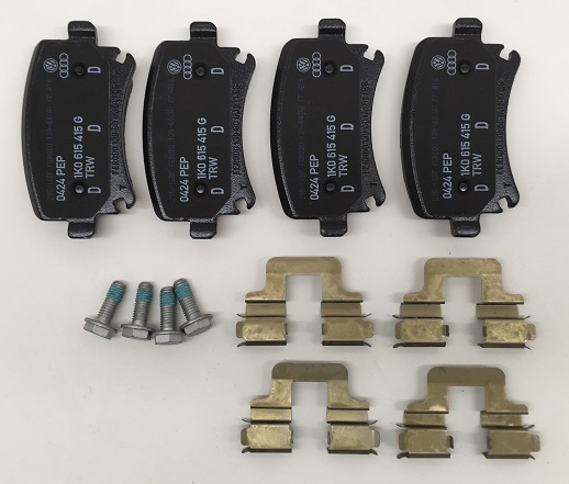 Задні гальмівні колодки VAG 1K0698451G ціна, від 33.15 USD