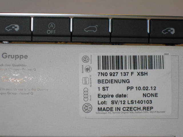 7N0927137FXSH VAG