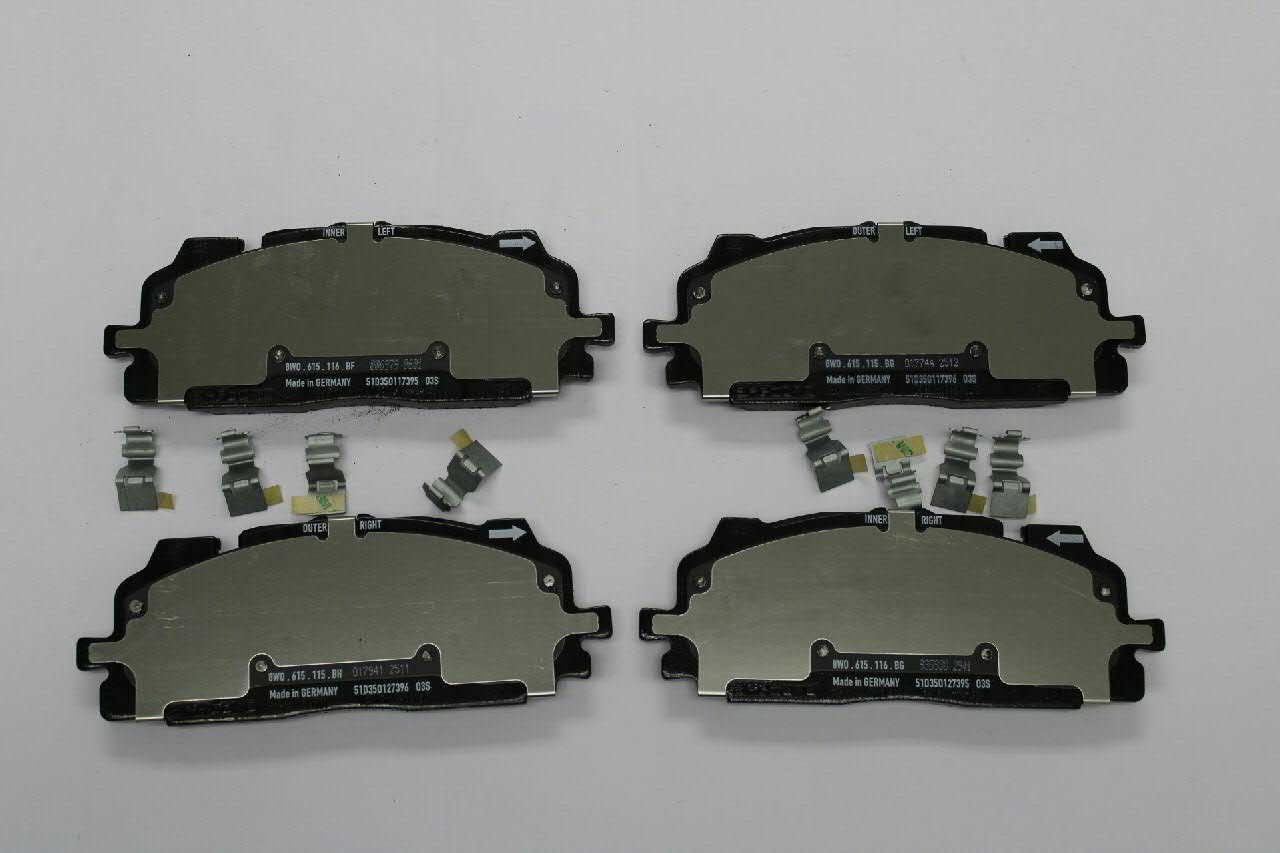 8W0698151N VAG Передні гальмівні колодки