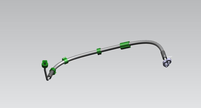 8W0816741AK VAG Шланг кондиціонера, від радіатора до випарника